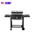 Cheap Factory Price Portable Trolley commercial indoor gas teppanyaki grill